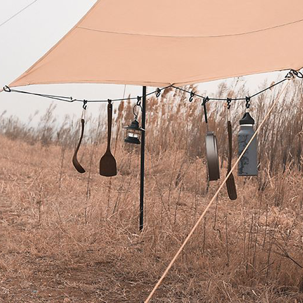 캠핑 빨래 로프 줄 아웃도어 데이지체인 백패킹 빨래줄 스트링 랜턴 걸이 차박