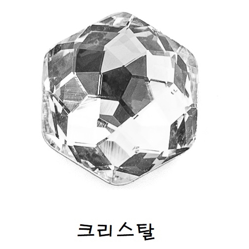 스와로브스키 4683 판타지 헥사곤 7mm 크리스탈 젤 셀프 네일아트 재료 스톤 파츠 - 상세 이미지 3
