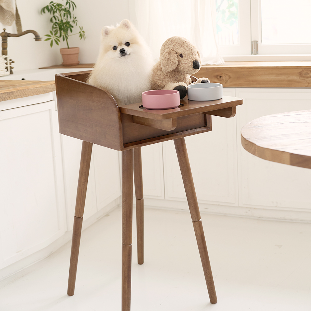 플라팜 강아지 식탁의자 펫체어 애견 하이체어 반려견