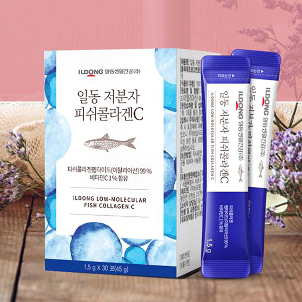 저분자 피쉬 콜라겐C 30포 휴대용 간편섭취 스틱형 1개월분 - 상품 이미지