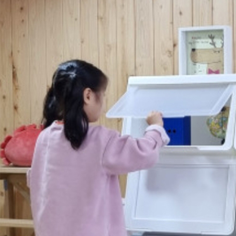 슬라이딩수납함 장난감 펠리컨 박스 대형2P/SET