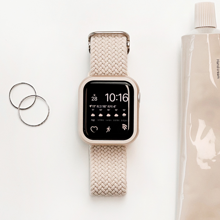 애플워치 스트랩 8 7 6 SE 2 케이스 세트 애플워치 11 10 9 솔로루프 베젤링 스타라이트