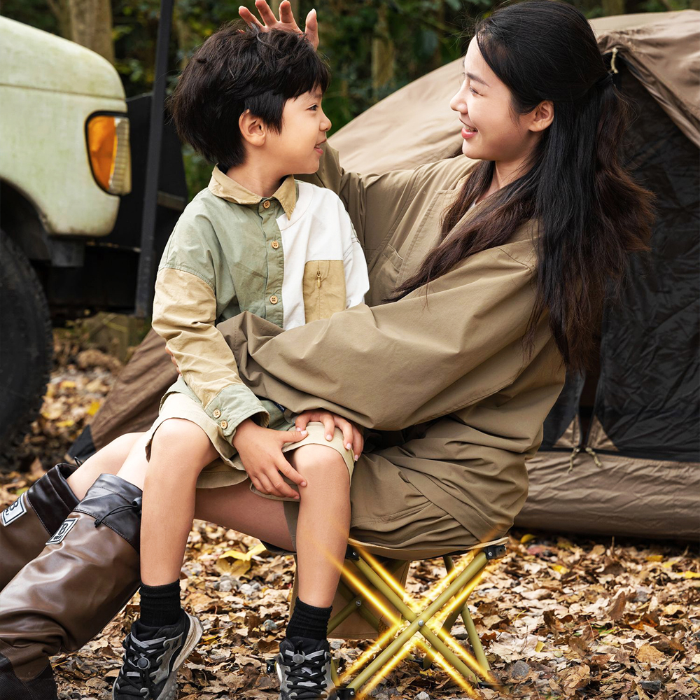 등산 의자 접이식 캠핑 초경량 낚시 휴대용 캠핑용 경량 체어 베이지