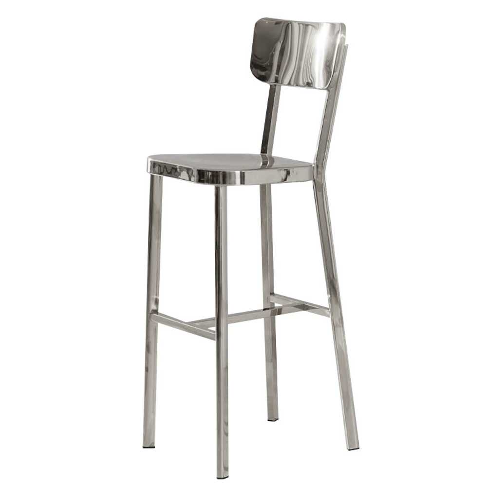 스텐 등받이 의자 카페 식당 술집 펍 테라스 체어 60CM - 상세 이미지 5