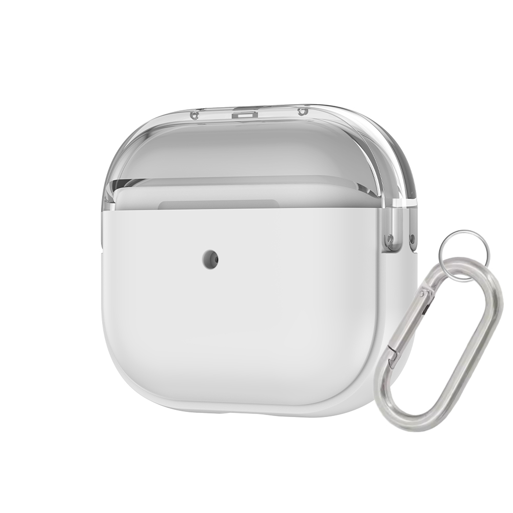 에어팟4 케이스 실리콘 젤리 PC 4세대 분실 방지 커버 키링 호환