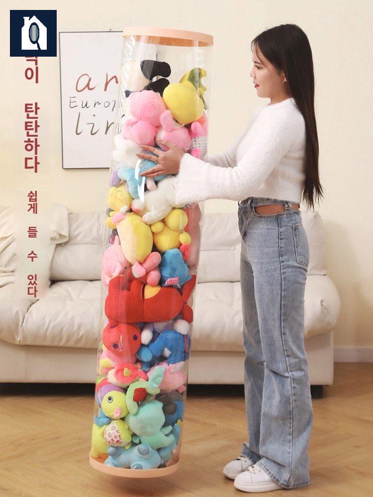 키큰장 장난감 수납통 인형 정리함 보관함 봉제 인형 - 상세 이미지 3