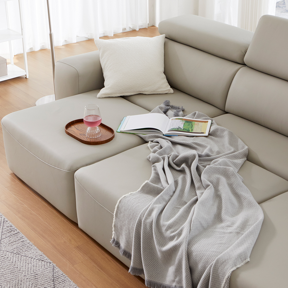 모던홈즈 카니발 모션 전동 리클라이너 4인용 천연가죽 소파