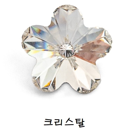 스와로브스키 4744 리볼리 플라워 10mm 크리스탈 젤 셀프 네일재료 팬시 스톤 파츠 - 상세 이미지 2