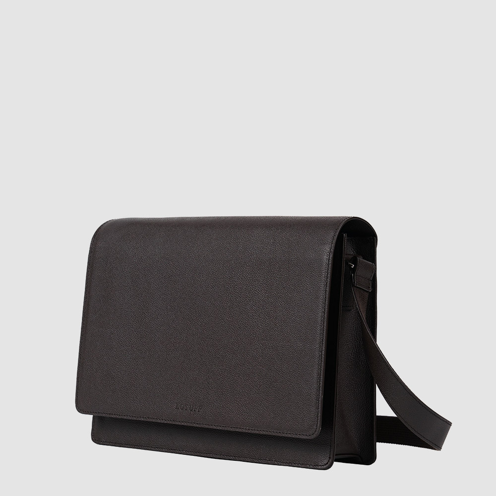 남성 크로스백 로터프 LO-7397 DBR 딥브라운 / 가죽 메신저백