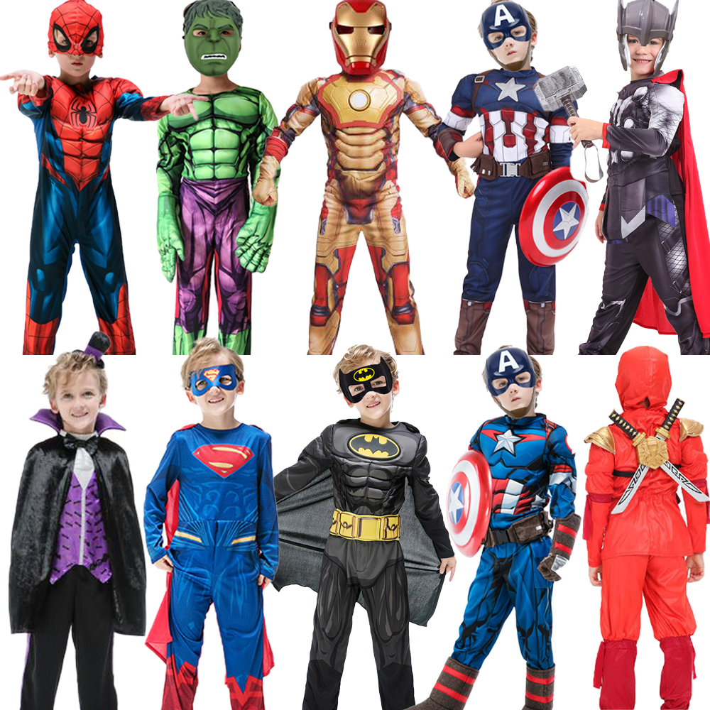 우러브굿즈 남아할로윈의상 유아 코스튬 스파이더맨 아이언맨 토르 헐크 마블 어벤져스