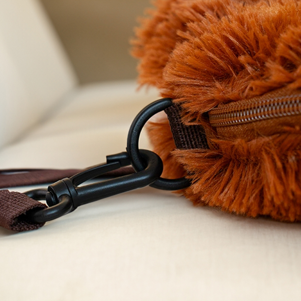 오랑이 인형 크로스백 오랑우탄 가방 원숭이 폰가방 귀여운 여행 인형 동물