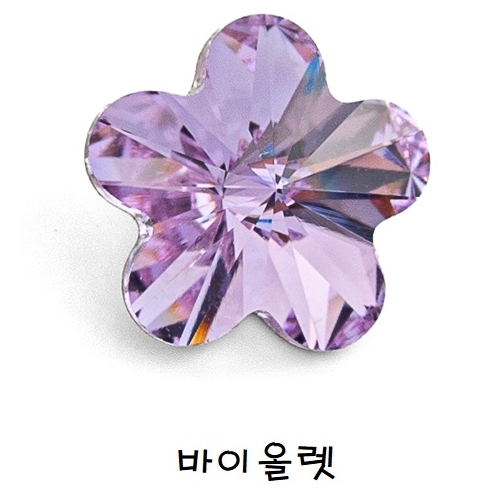 스와로브스키 4744 리볼리 플라워 10mm 크리스탈 젤 셀프 네일재료 팬시 스톤 파츠 - 상세 이미지 4