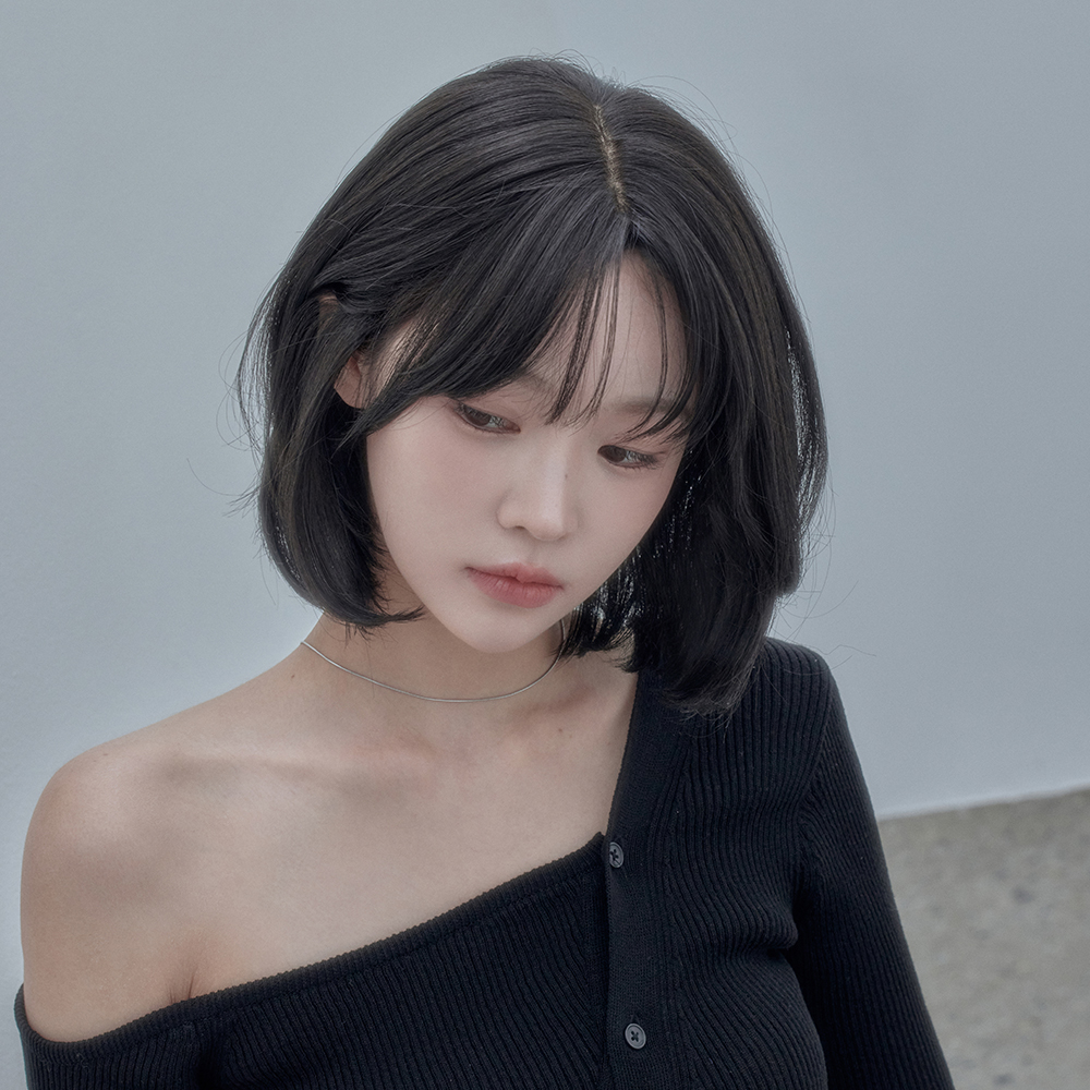 완수제 통가발 숏 단발 베베컷펌 모스트 자연스러운 정수리 항암 가벼운 탈모 - 상세 이미지 2