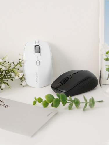 레드빈 간단 무소음 블루투스 무선마우스 A17M 멀티페어링