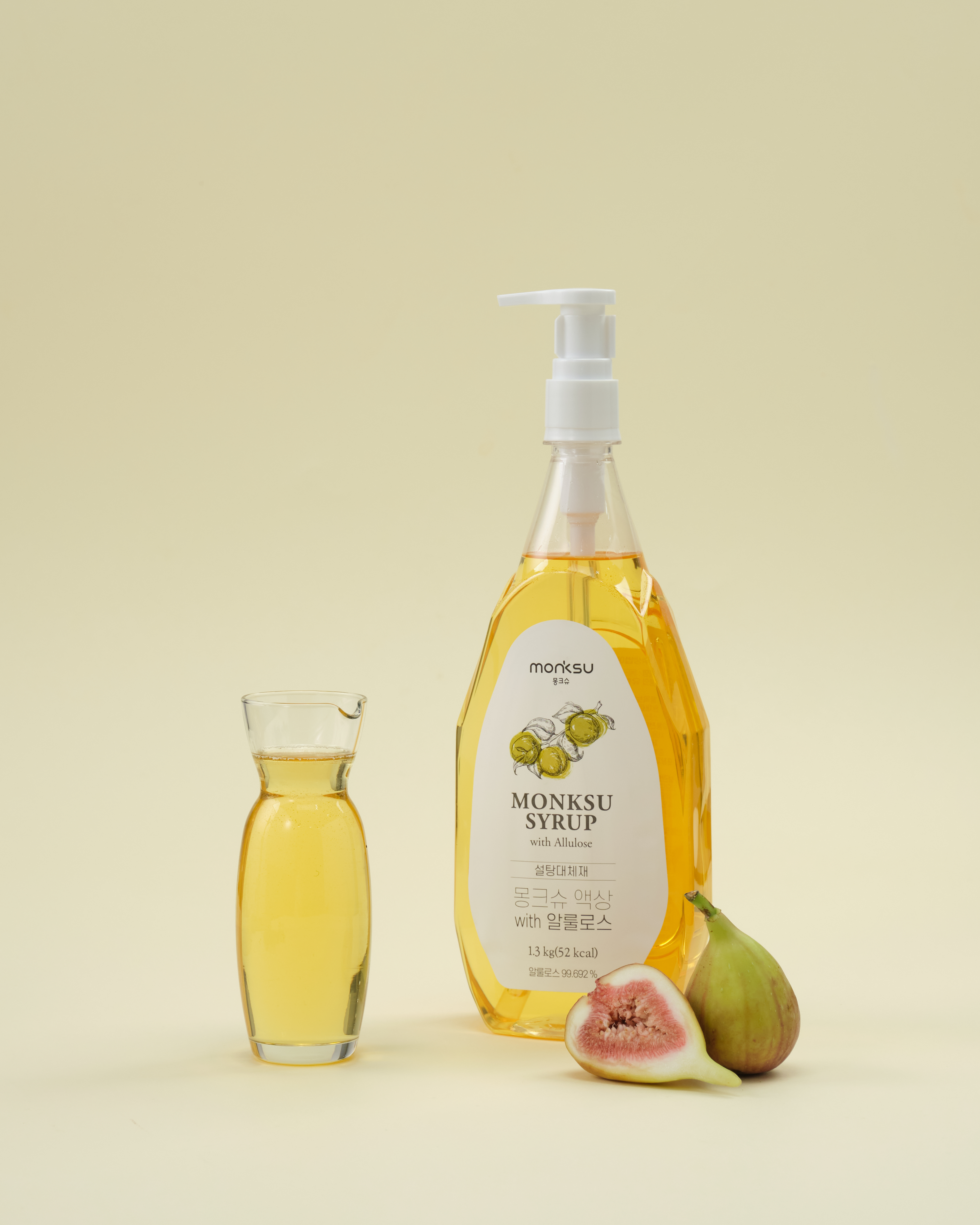 몽크슈 액상 알룰로스 설탕 대체재 스테비아 나한과/대용량 구매시 펌프제공 530g, 1개