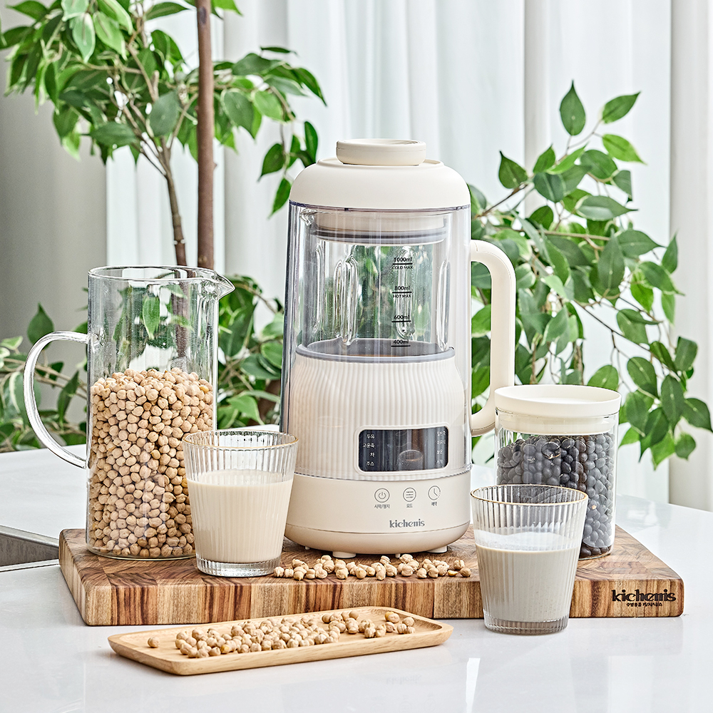 키치니스 두유제조기 콩물 가정용 이유식 죽 메이커 1000ml