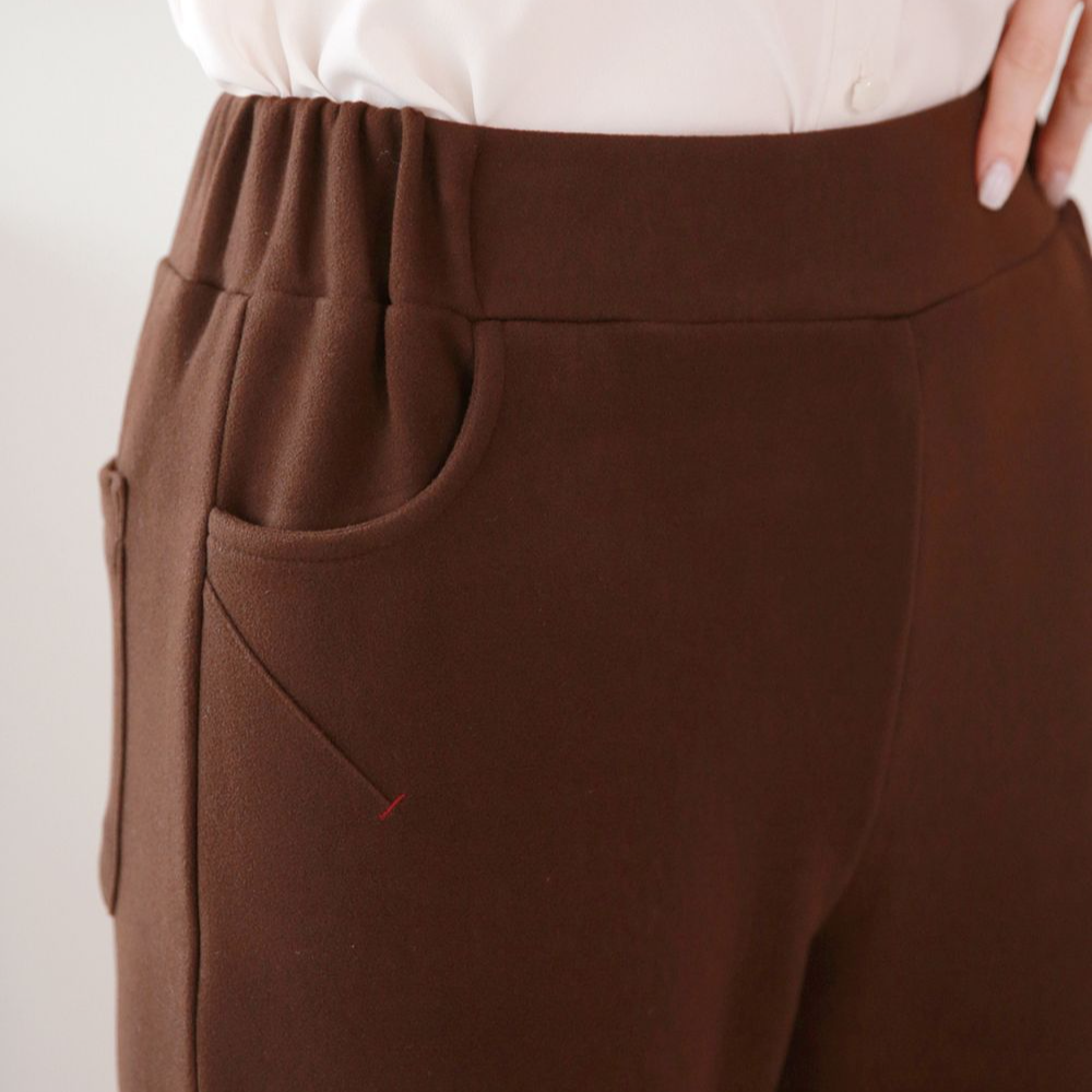 찰진 쫀득한 일자스판밴딩팬츠 - 상세 이미지 4