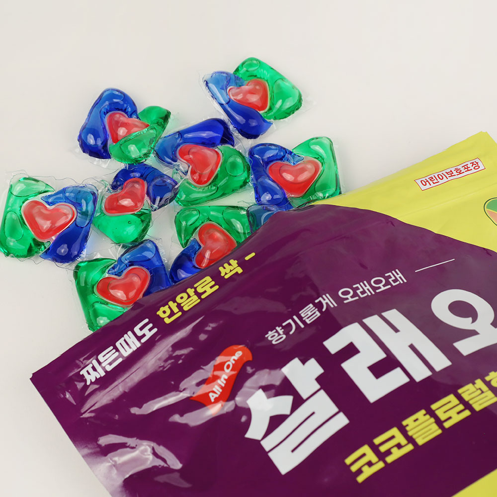 살래오 중성 캡슐세제 코코플로럴 10g 80+80개입 (파우치) - 상세 이미지 2
