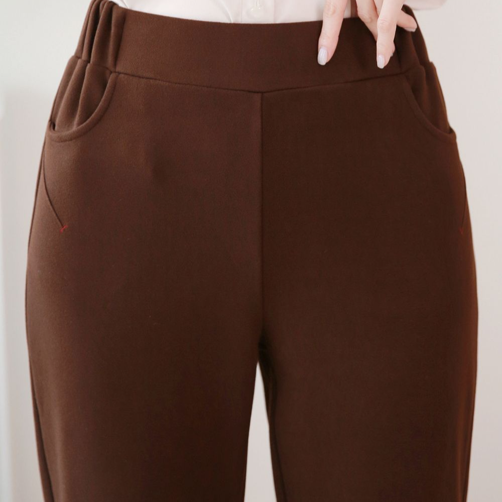 찰진 쫀득한 일자스판밴딩팬츠 - 상세 이미지 3