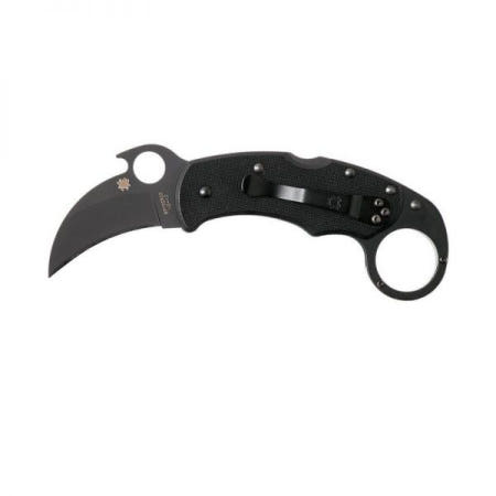 [해외]Spyderco 스파이더코 카라호크 C170GBBK 블랙 카람빗 포켓 나이프 SPC170GBBKP