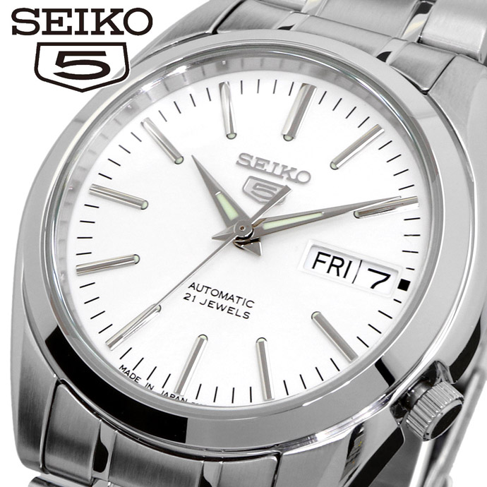 세이코 SEIKO 오토매틱 클래식 흰판 SNKL41 남성 손목 캐주얼 드레스 시계 - 메인 이미지