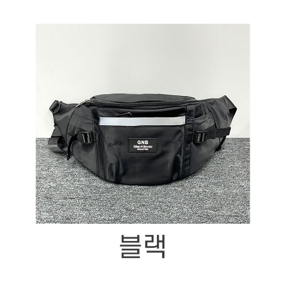 남자 여자 허리차는가방 허리 핸드폰 지갑 가방 여행 커플 빅사이즈 힙색 바디크로스백 - 상세 이미지 2