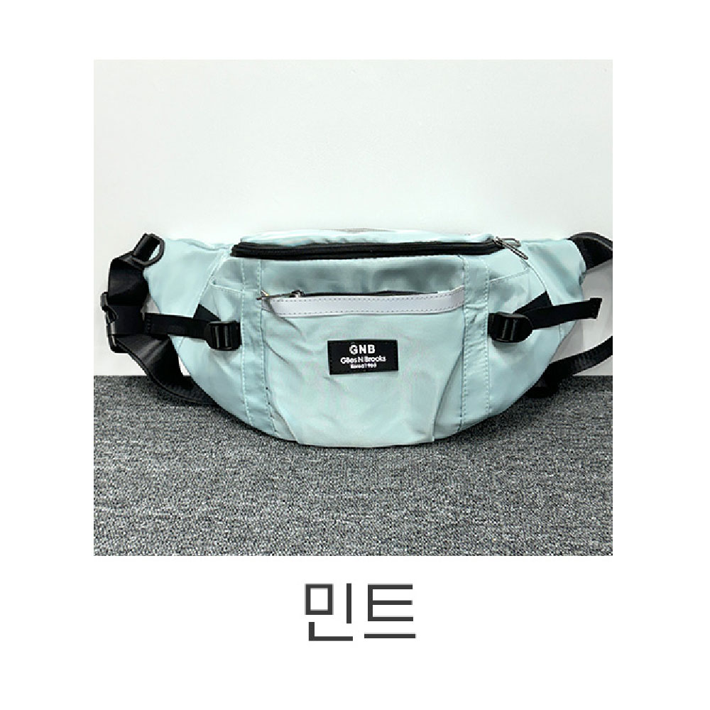 남자 여자 허리차는가방 허리 핸드폰 지갑 가방 여행 커플 빅사이즈 힙색 바디크로스백 - 상세 이미지 4