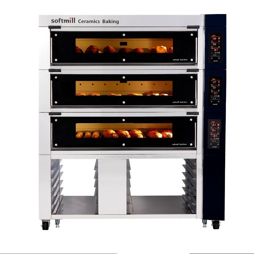 빵굽는기계 업소용제빵오븐기 미들세라믹오븐 3매3단