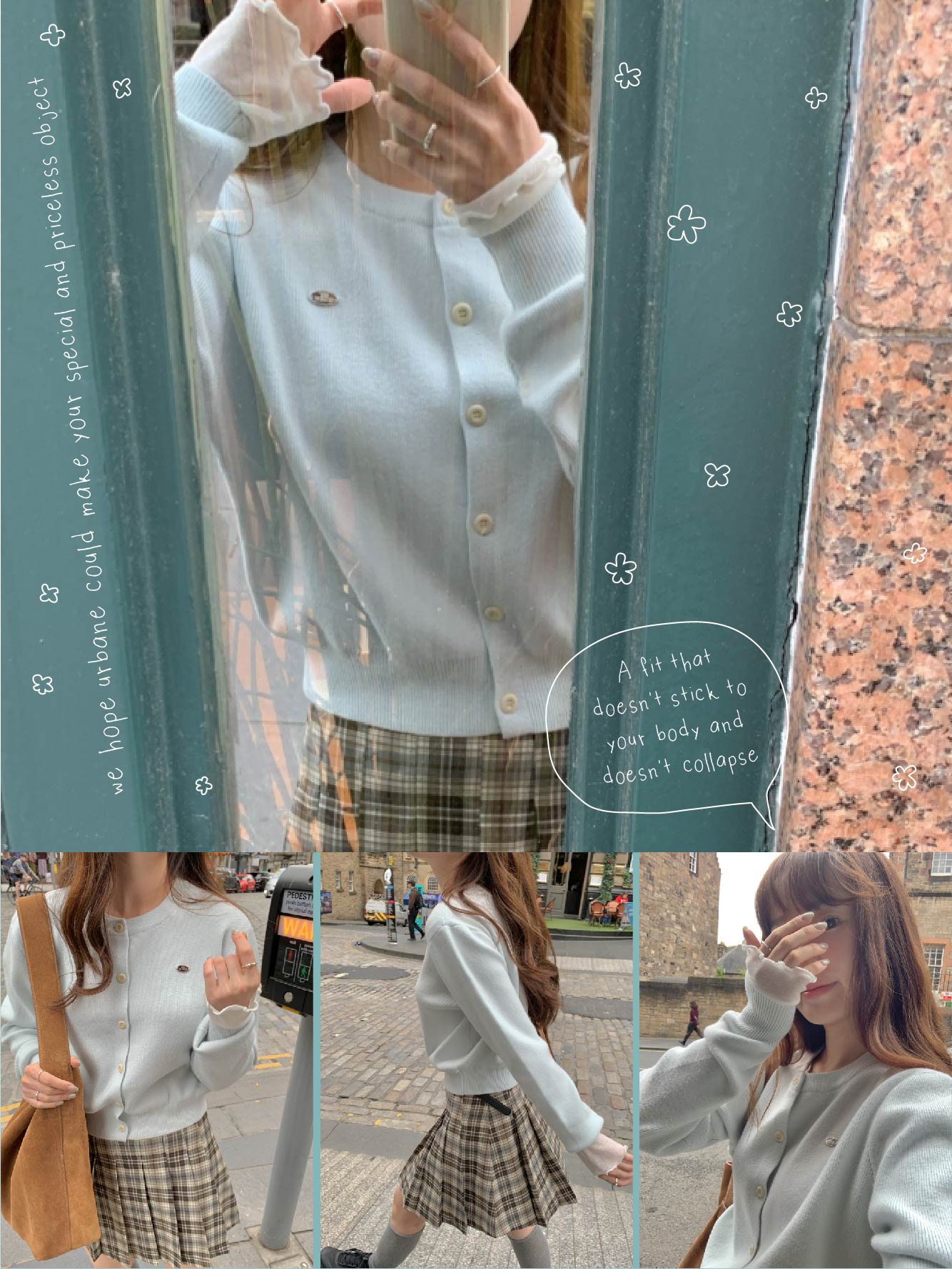 ✨v넥추가 9만장돌파💕URBANE MADE💕 스무드 라운드 브이넥 캐시미어 니트 가디건 (11c) 상세 이미지 18
