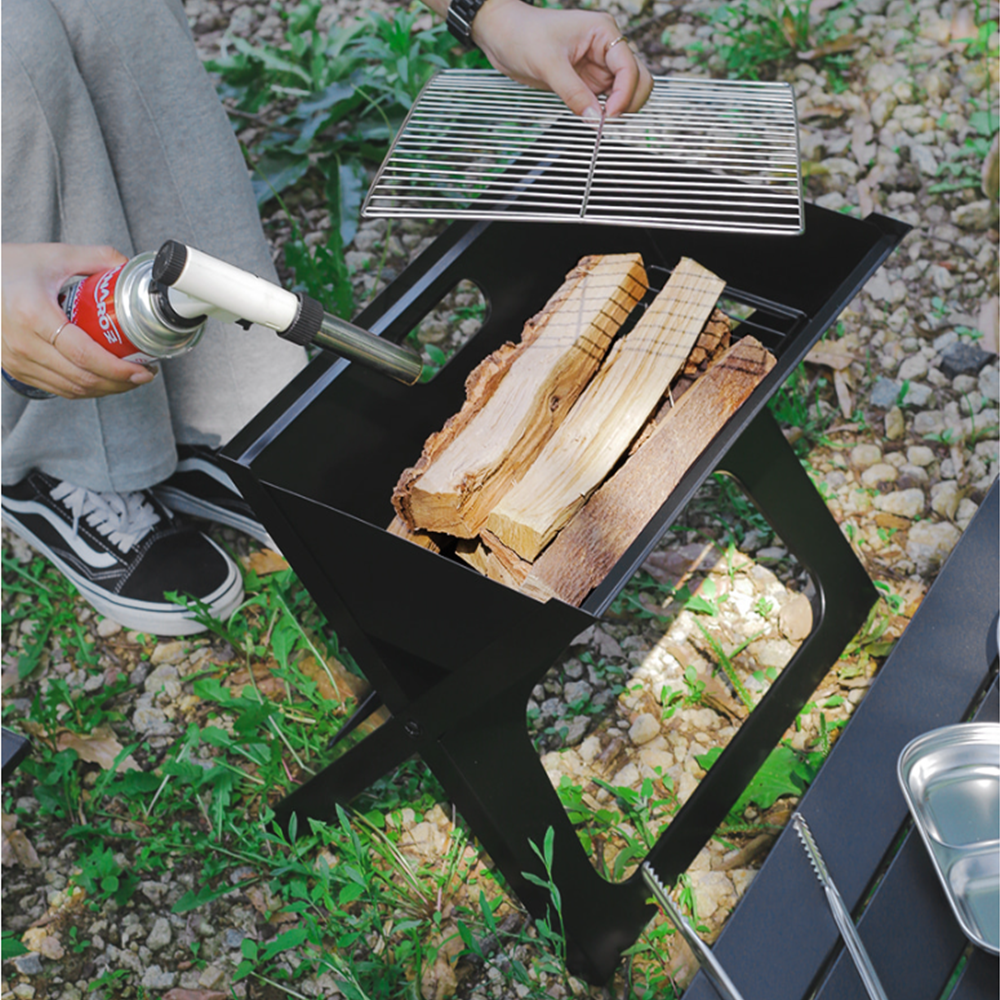 경량화로대 야외용 그릴 접이식 캠핑 미니 숯불 불멍 화로