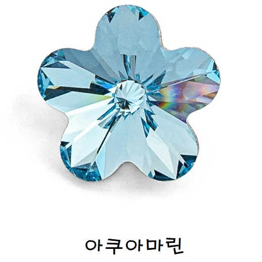 스와로브스키 4744 리볼리 플라워 10mm 크리스탈 젤 셀프 네일재료 팬시 스톤 파츠 이미지 6