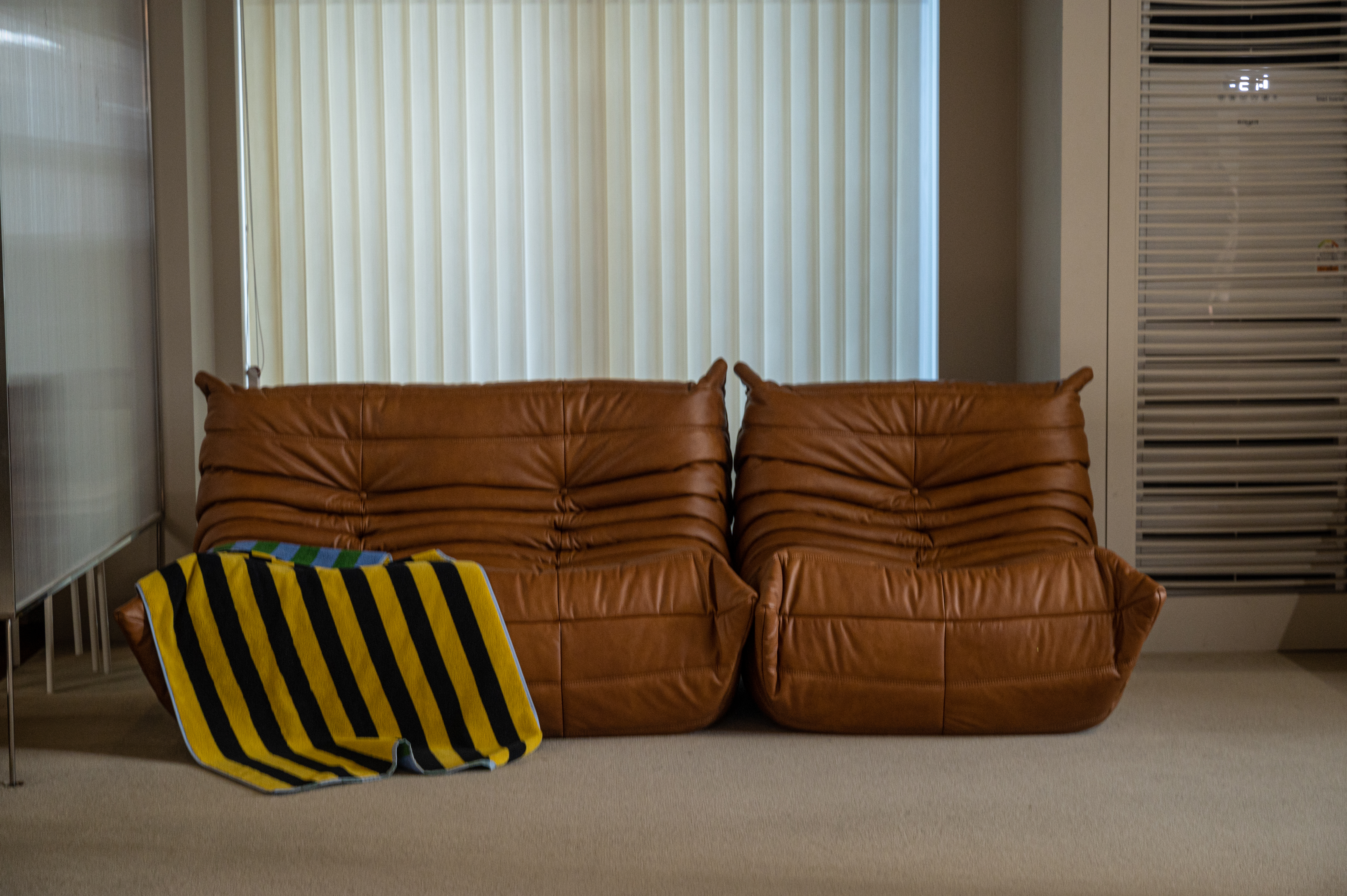 2인용 모듈 PH 17 가죽모듈쇼파 이태리 내추럴 통가죽 천연면피 전체가죽 번데기 빈백소파