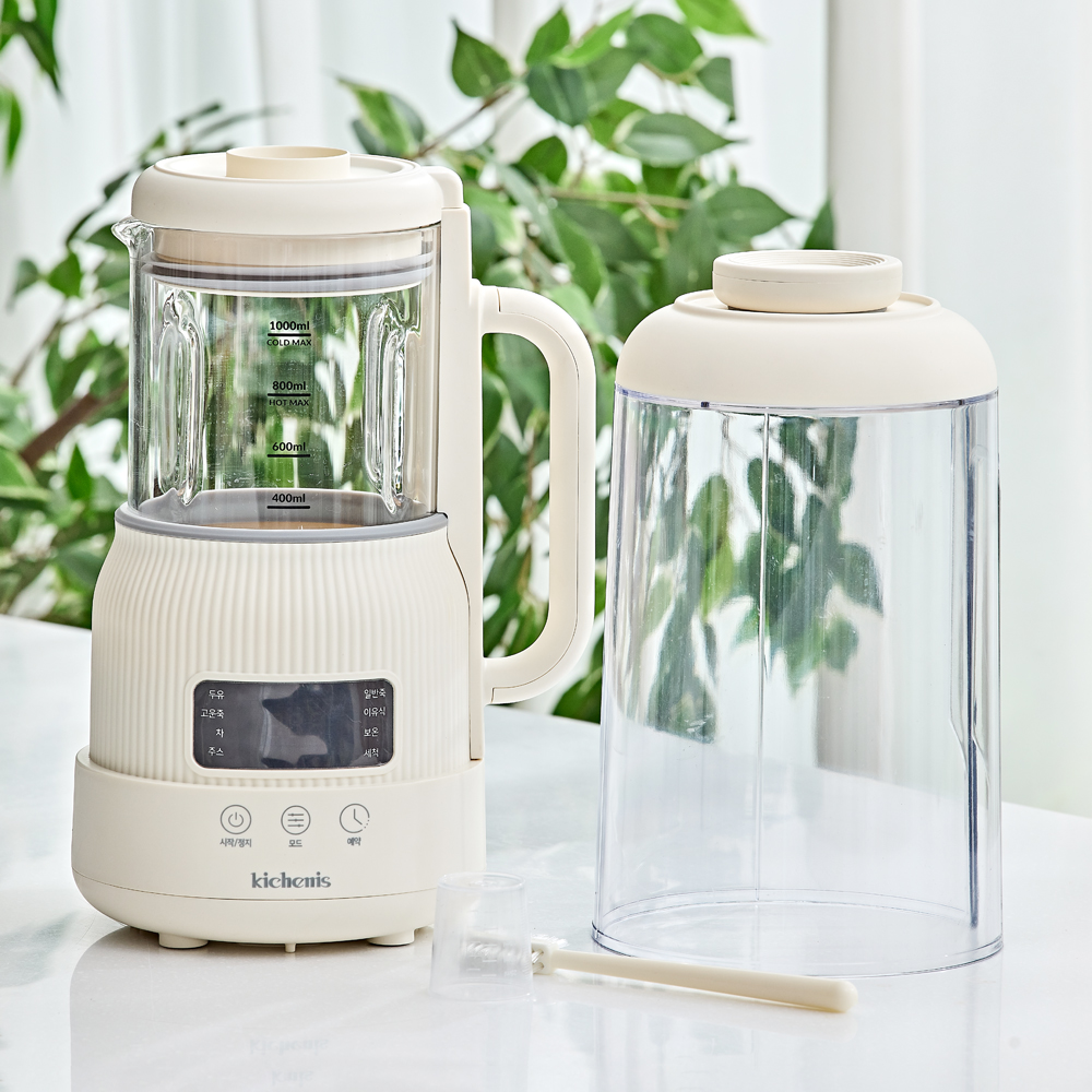 키치니스 두유제조기 콩물 가정용 이유식 죽 메이커 1000ml