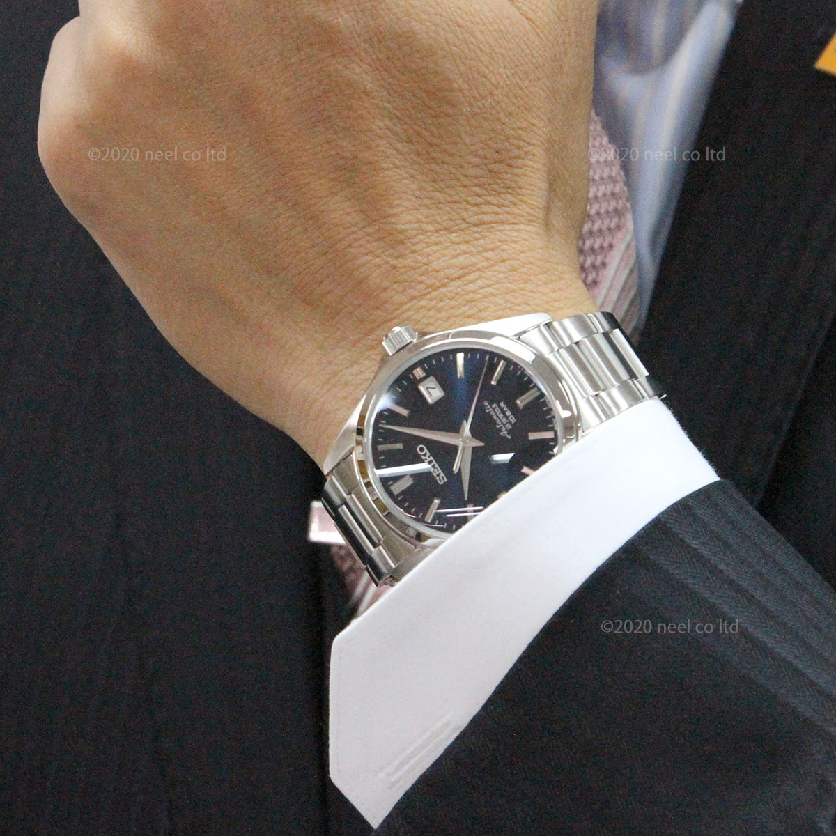 세이코 SEIKO 오토매틱 클래식 청판 SZSB013 남성 손목 캐주얼 드레스 시계 - 상세 이미지 3