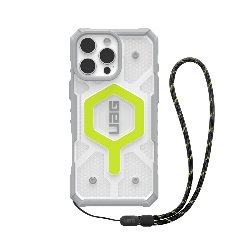 UAG 패스파인더 맥세이프 케이스 + 휴대폰 스트랩 번들 액티브 네온, 아이폰16 프로 - 상세 이미지 5