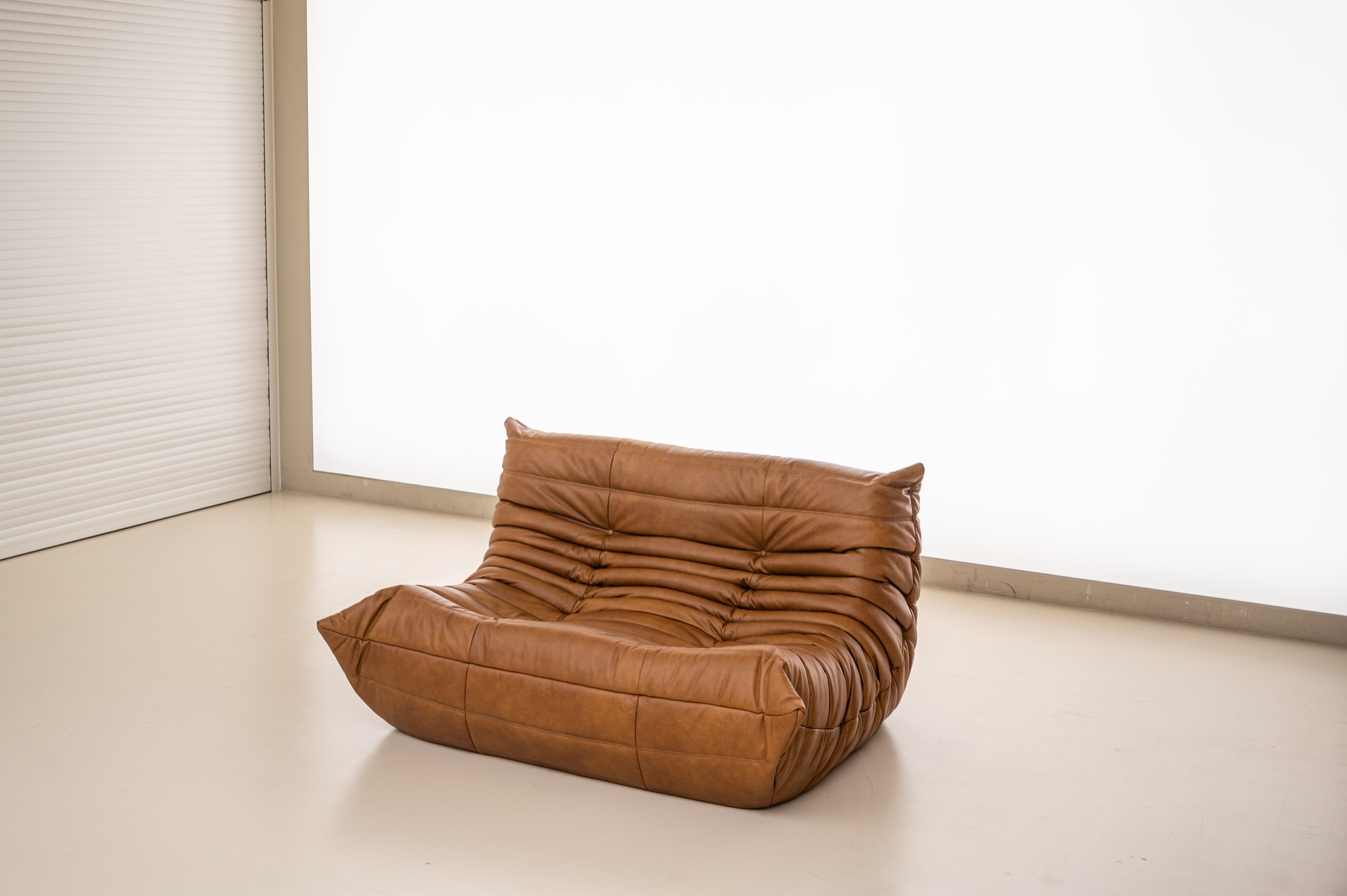 2인용 모듈 PH 17 가죽모듈쇼파 이태리 내추럴 통가죽 천연면피 전체가죽 번데기 빈백소파