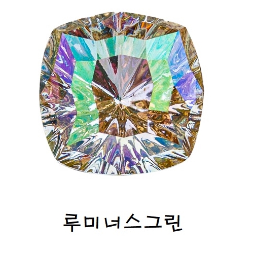스와로브스키 4460 미즈틱 스퀘어 10mm 크리스탈 젤 셀프 네일아트재료 스톤 파츠 - 상세 이미지 3