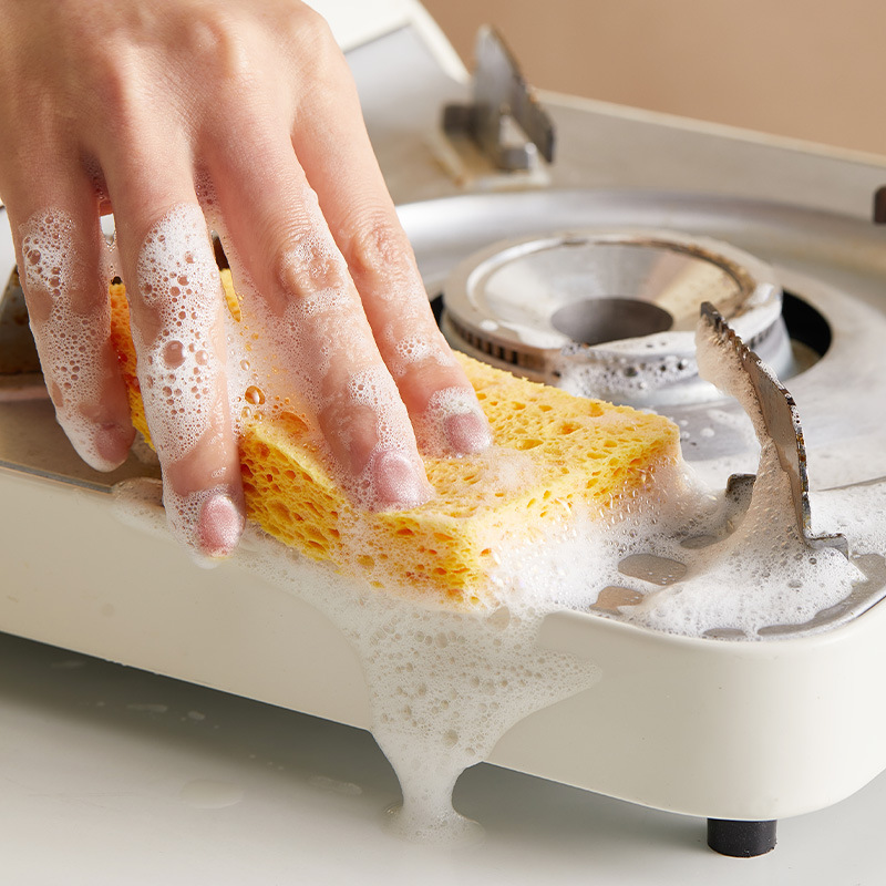 친환경 유이쿠 셀룰로오스 수세미 스펀지 10개 세트 제로웨이스트 - 상세 이미지 5