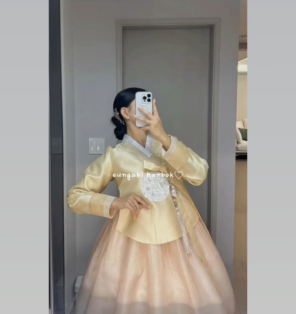 은가비한복 한복대여 눈부신여신 웨딩 결혼식 신부 하객 혼주 돌잔치 2부드레스 - 상세 이미지 3