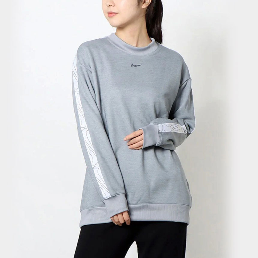 [넾다세일] 나이키 서마핏 여성 오버핏 맨투맨 크루 긴팔 롱 티셔츠 dq5514-073, M - 상세 이미지 5