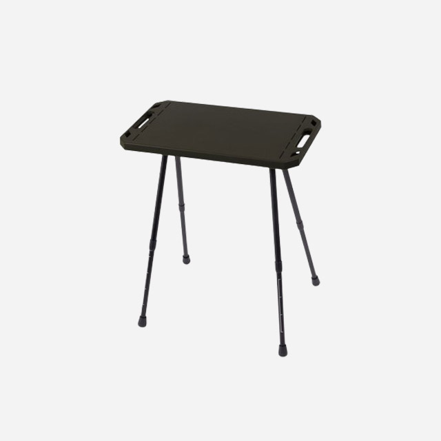 KOOLMAN(쿨맨) 스퀘어 미니 캠핑 테이블 높이조절형 블랙