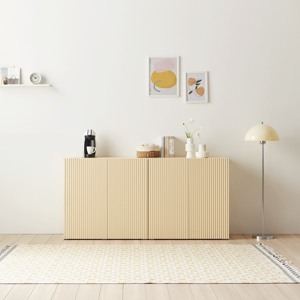 치즈퐁 낮은 거실수납장 틈새 베란다장 안방 아기방 다용도 수납장 800