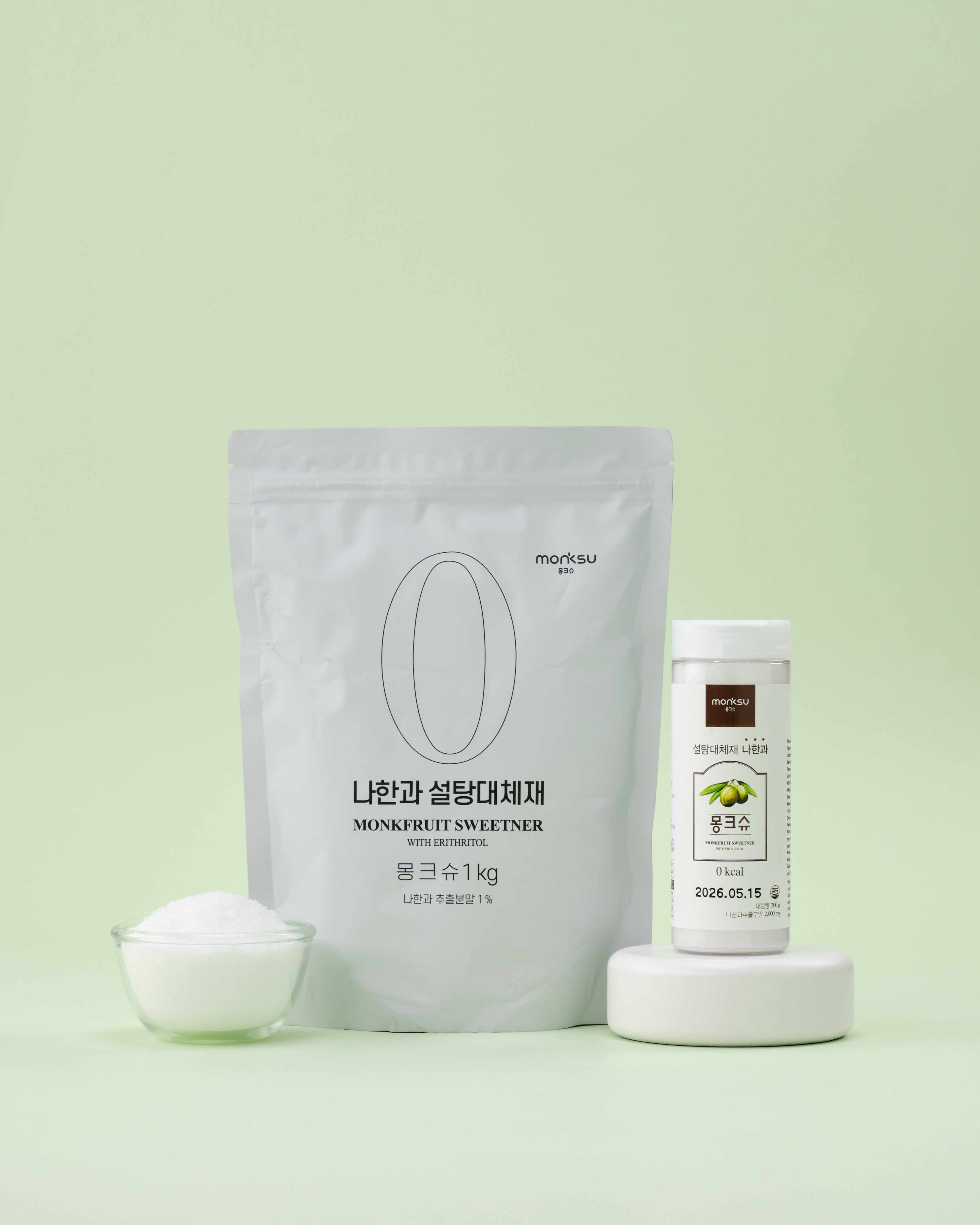 몽크슈 몽크프룻 나한과 에리스리톨 분말 설탕 스테비아 1kg 대용량 - 상세 이미지 5