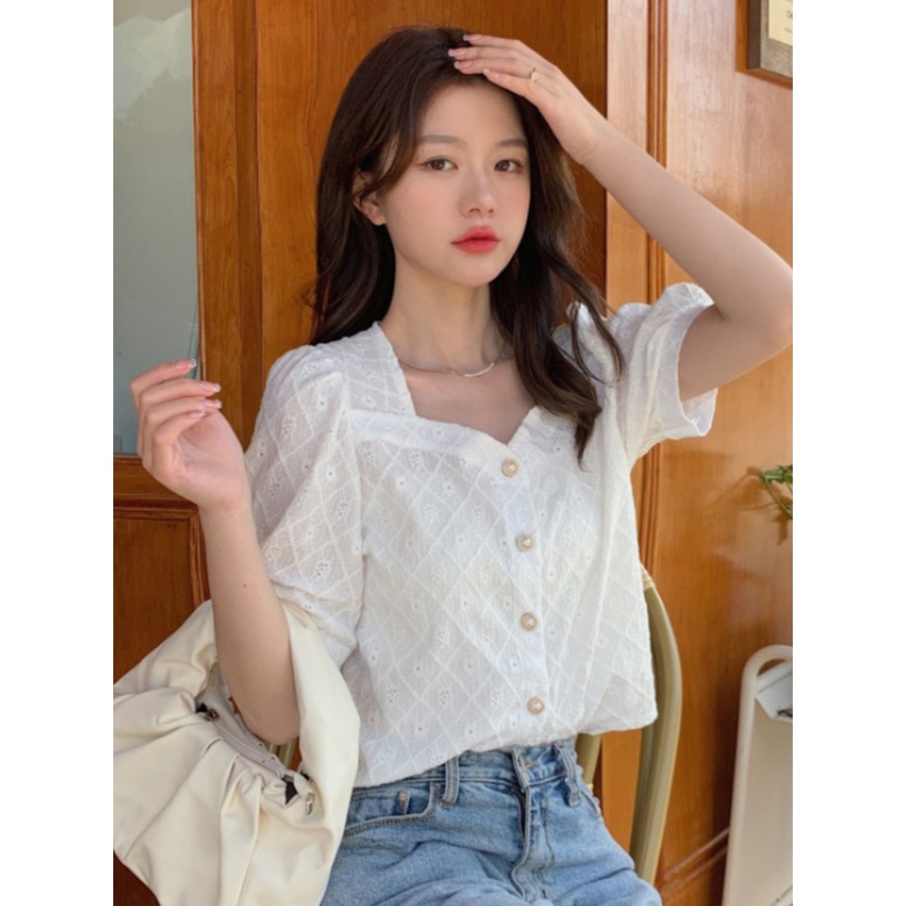 미녀와순정남 45화 임수향 블라우스 셔츠 박도라 스퀘어넥 빅사이즈 의상 옷 패션 - 상세 이미지 4