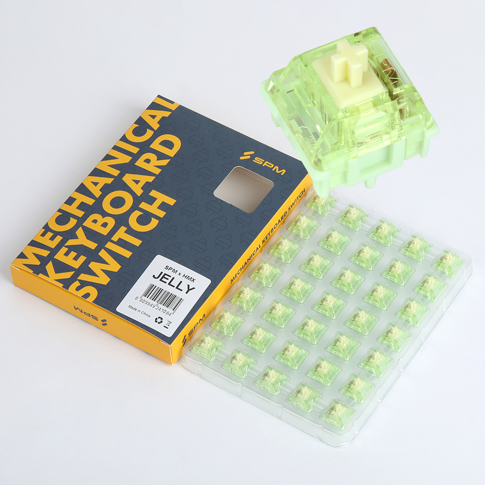 HMX x SPM 젤리 Jelly 리니어 기계식 키보드 스위치 5핀 (35개 패키지)