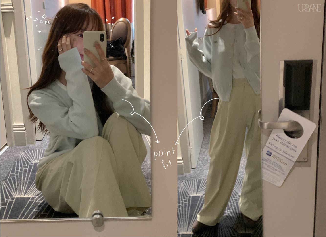 ✨v넥추가 9만장돌파💕URBANE MADE💕 스무드 라운드 브이넥 캐시미어 니트 가디건 (11c) 상세 이미지 20