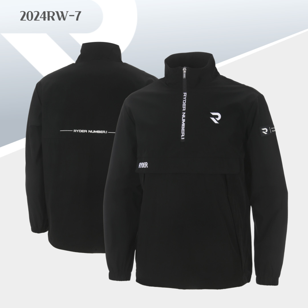 라이더 RYDER 2024RW-7 아노락 맨투맨 남여공용 배드민턴 바람막이 탁구 스쿼시 스포츠의류 - 상품 이미지