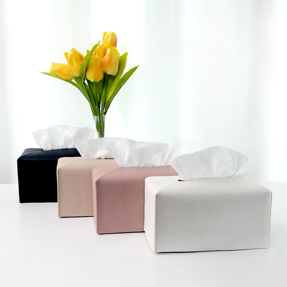 각티슈케이스 곽티슈케이스 가죽 커버 휴지 화장지