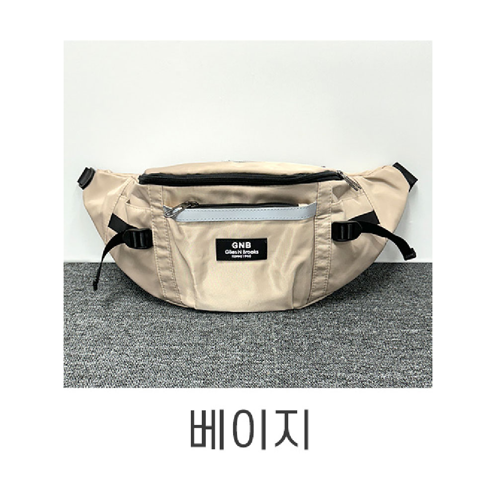 남자 여자 허리차는가방 허리 핸드폰 지갑 가방 여행 커플 빅사이즈 힙색 바디크로스백 - 상세 이미지 5