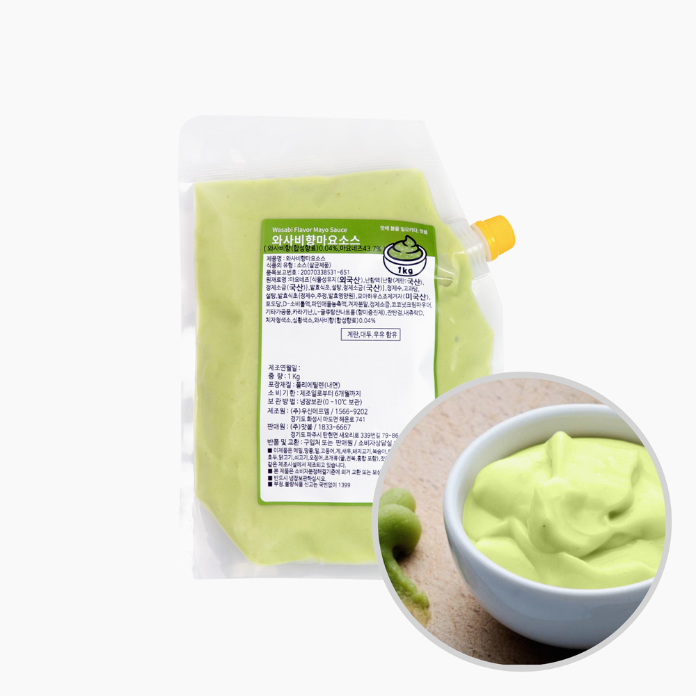 맛붐 와사비마요소스 와사비 마요네즈 1kg, 1개
